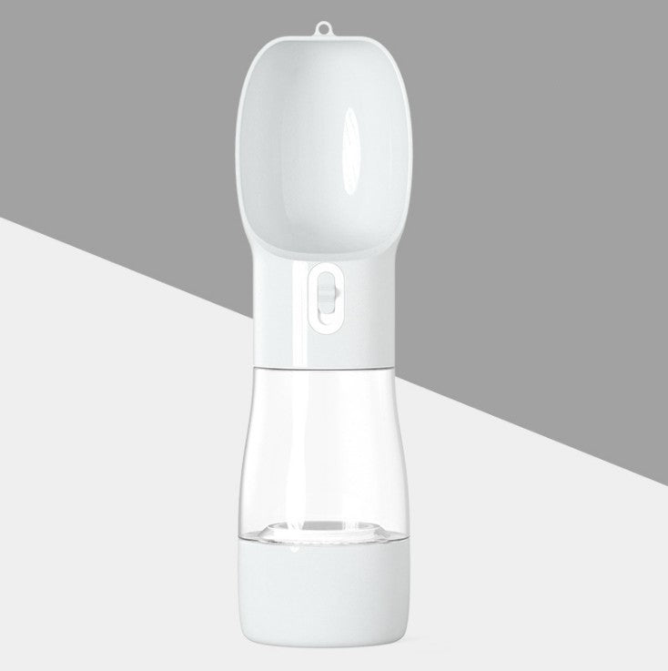 Portable Pet Water & Food Bottle – 2-in-1 Travel Dispenser for Dogs & Cats
