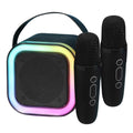 Hot K12 Bluetooth Speaker Portable Home Cute Karaoke Mini Wireless Audio with 1/2 Microphone K Song Family Singing Machine