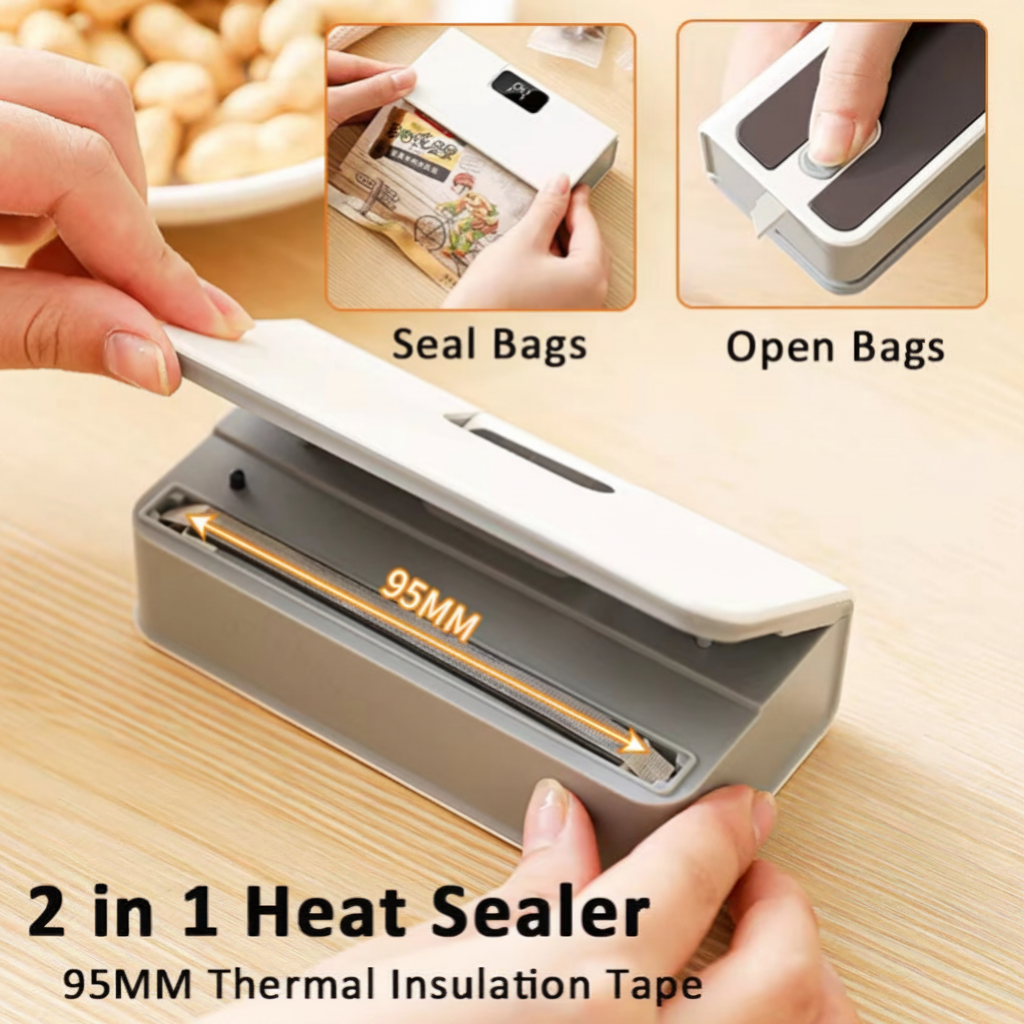 2 in 1 Heat Sealer - Improved Product Image