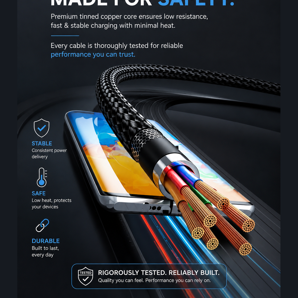 Essager 100W USB-C Fast Charging Cable with Digital Display & 90 Right-Angle Connector (2m)