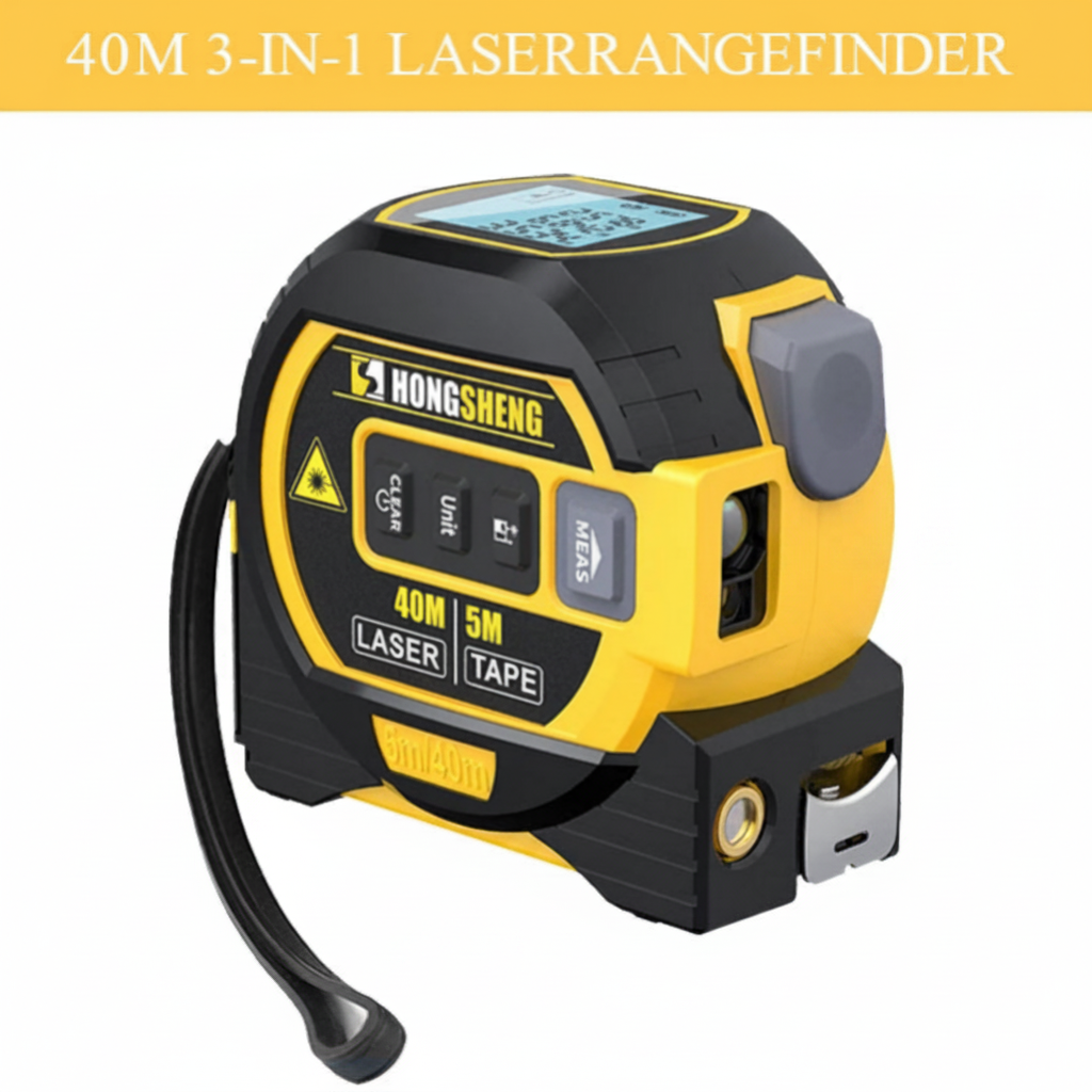 3-in-1 Laser Rangefinder 40M - No Dimension Labels