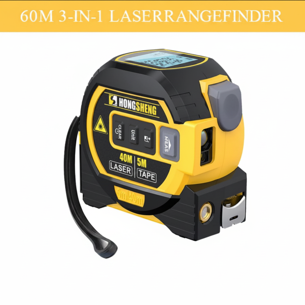 3-in-1 Laser Rangefinder - No Dimension Labels