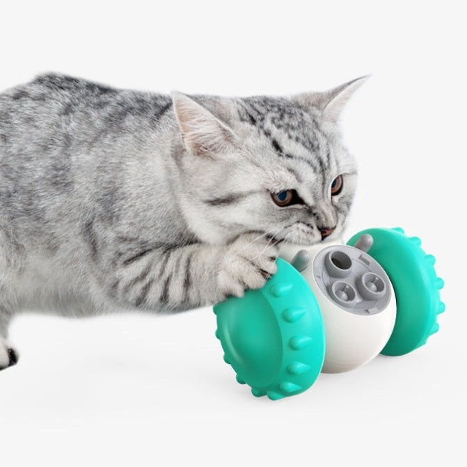 Smart Pet Tumbler Slow Feeder Toy – Interactive IQ Puzzle for Dogs & Cats