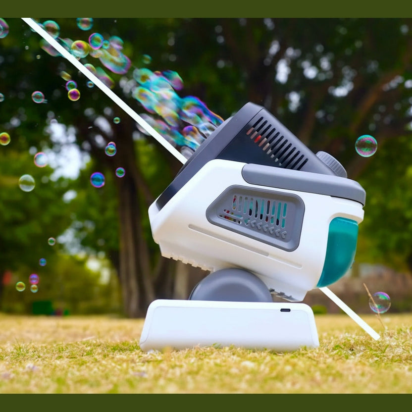 RGB Remote Control Bubble Machine – Rechargeable with LED Lights