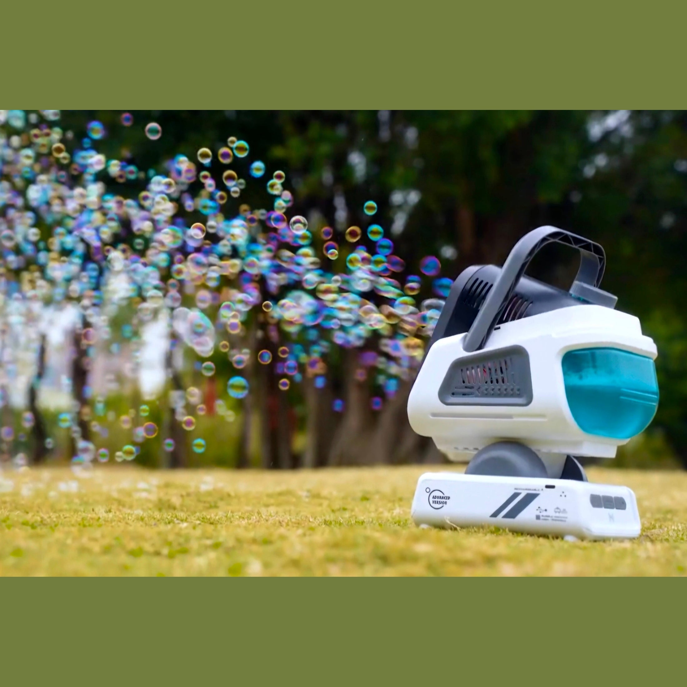 RGB Remote Control Bubble Machine – Rechargeable with LED Lights