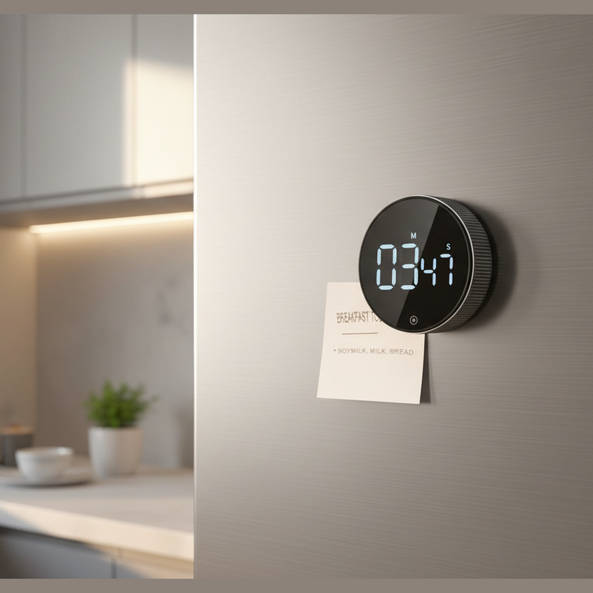 DINRGO Timer on Fridge Door
