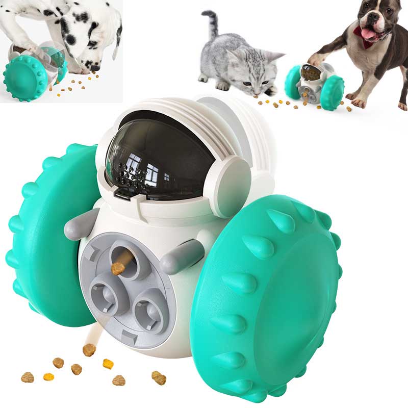 Smart Pet Tumbler Slow Feeder Toy – Interactive IQ Puzzle for Dogs & Cats