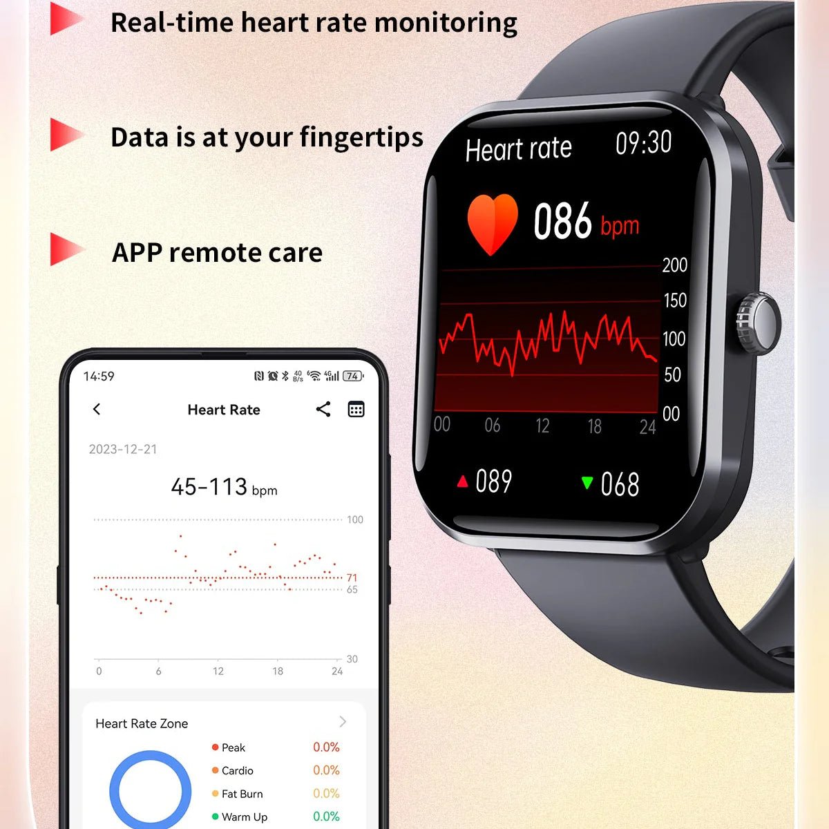 Fit Pulse Nexus Smartwatch – 1.9" HD Display, Bluetooth Calling & 50+ Sports Modes - Leah's Treasures