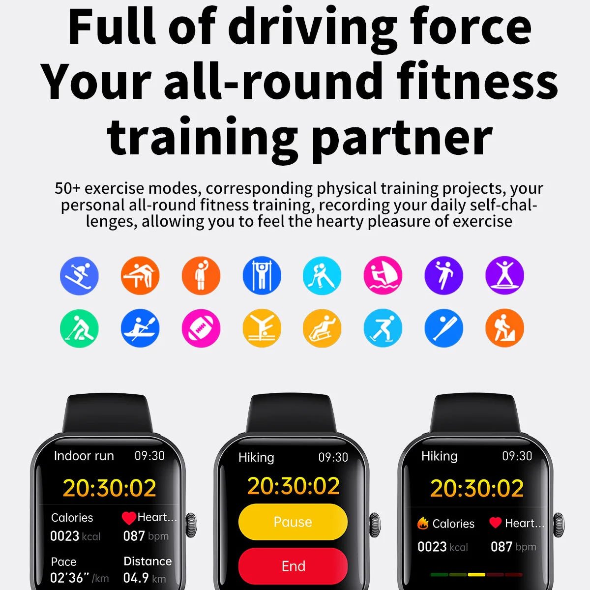 Fit Pulse Nexus Smartwatch – 1.9" HD Display, Bluetooth Calling & 50+ Sports Modes - Leah's Treasures