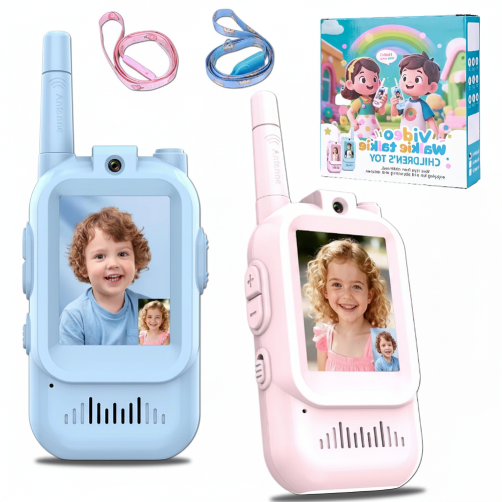 Kids Video Walkie Talkies – Professional Product Shot