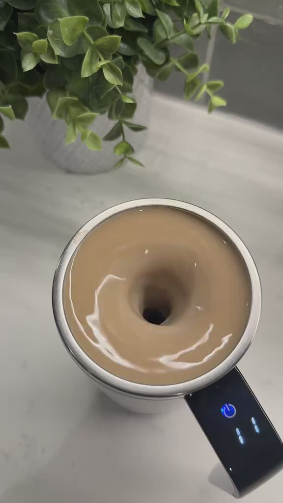 BrewSmart Pro - Self-Stirring Smart Mug with Temperature Display