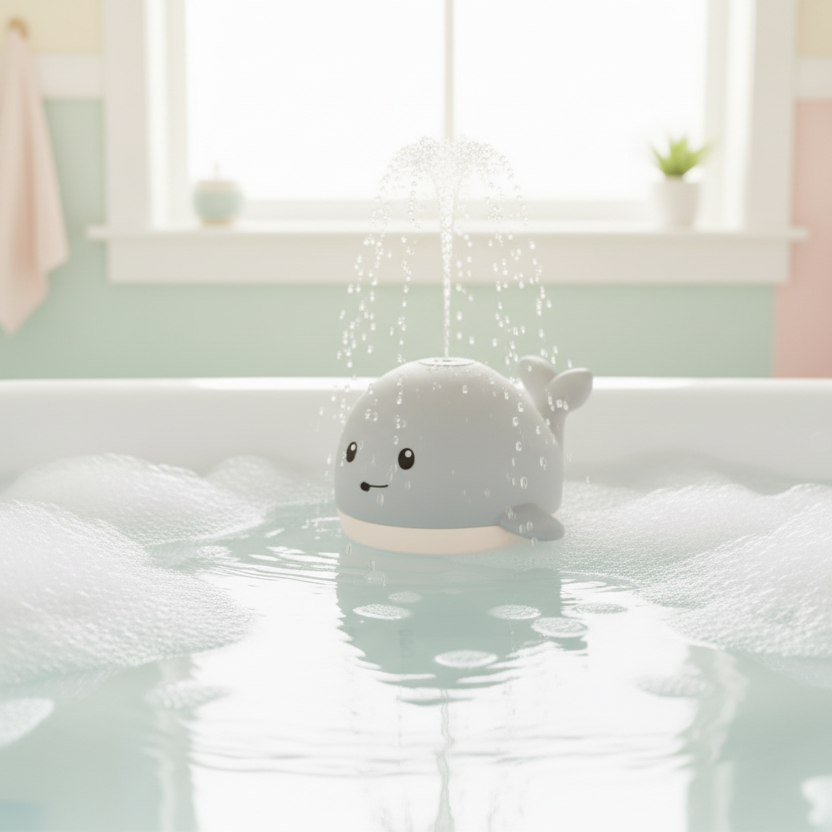 Whale in Full-Sized Bathtub